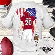 Football Mom Grandma Personalized Shirts
