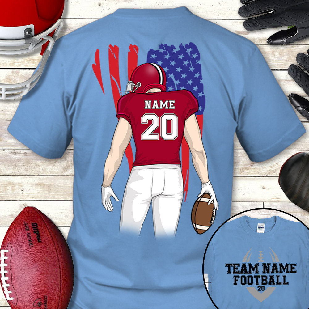 Football Mom Grandma Personalized Shirts