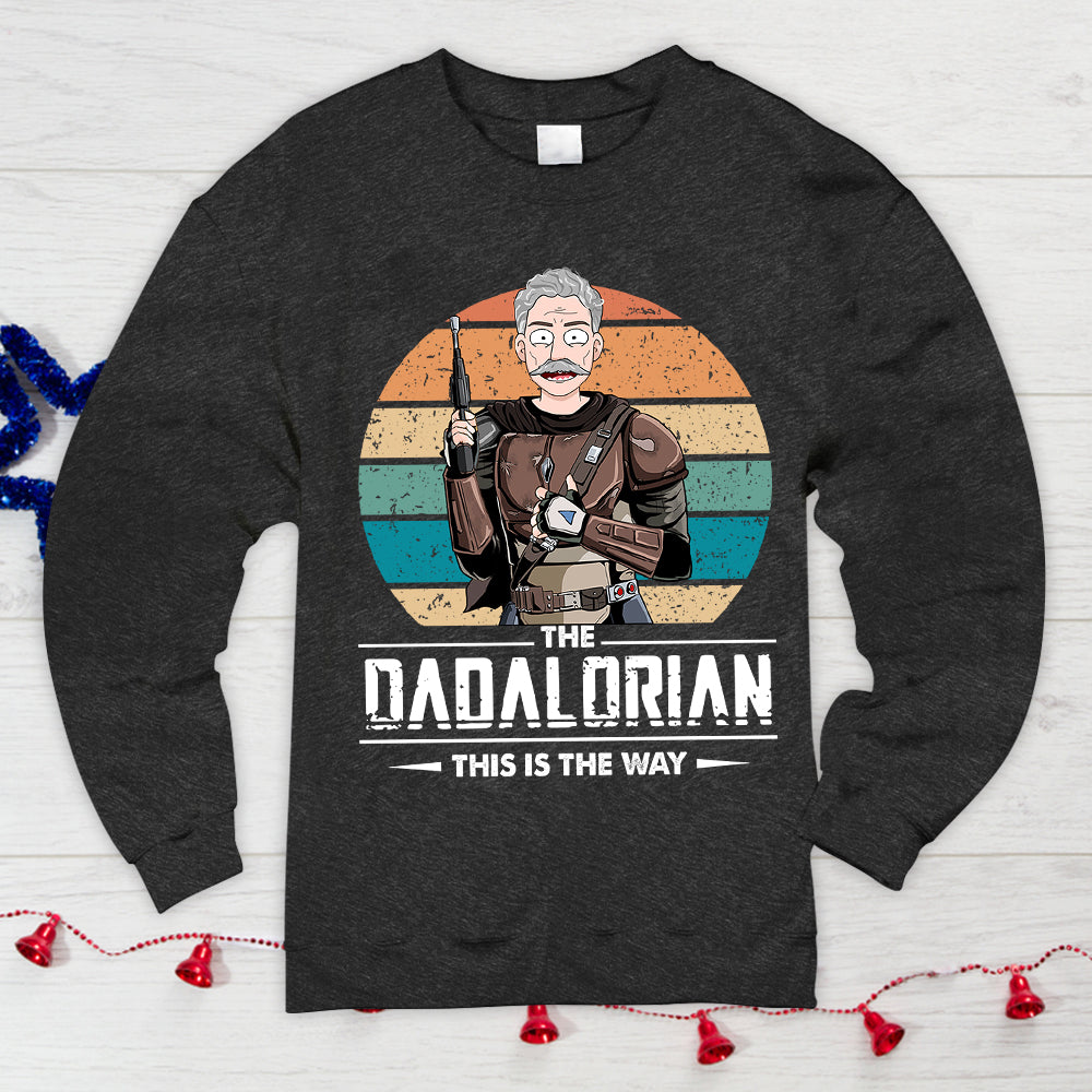 Dadalorian Personalized Shirt For Dad, Daddy Shirt Vr2