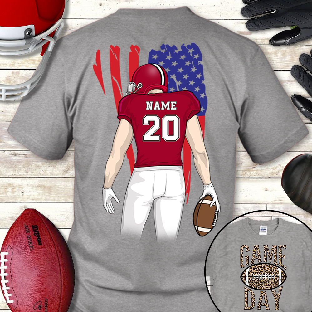 Game Day Mom Dad Grandma Grandpa Girlfriend Wife Personalized Shirts TRHN