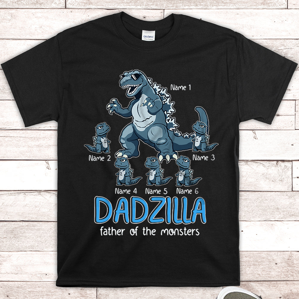 Dadzilla Father Of The Monsters Personalized Shirt