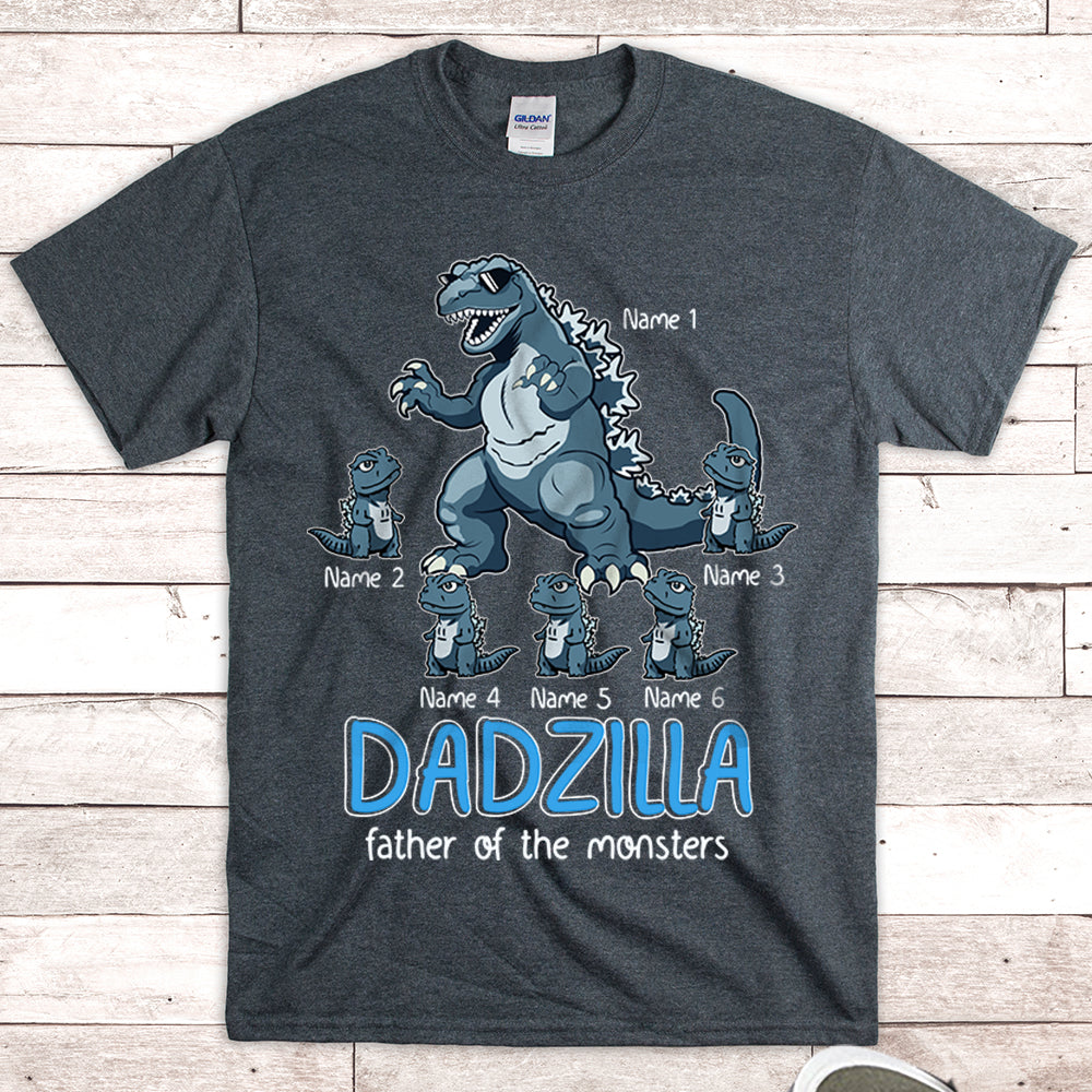 Dadzilla Father Of The Monsters Personalized Shirt