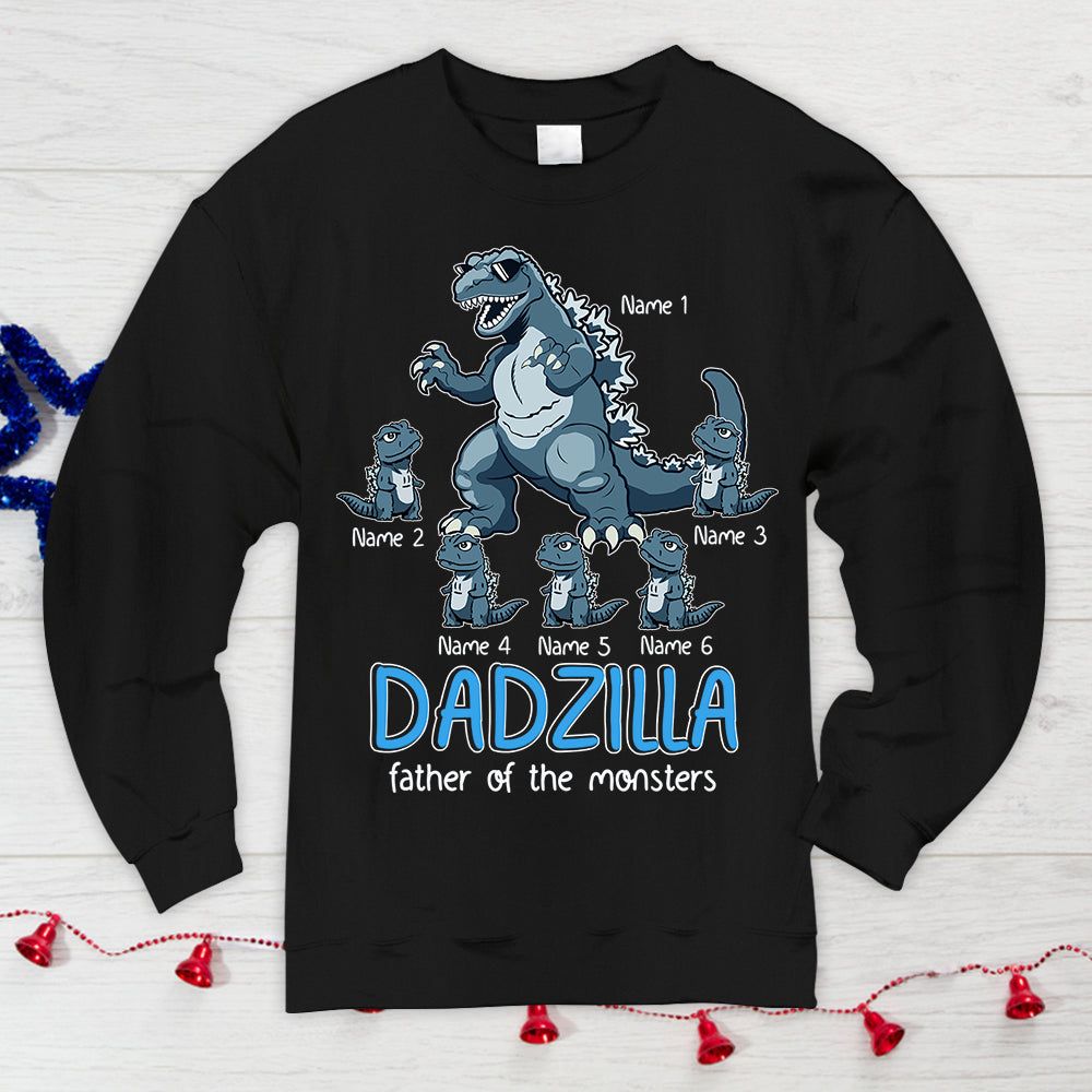 Dadzilla Father Of The Monsters Personalized Shirt