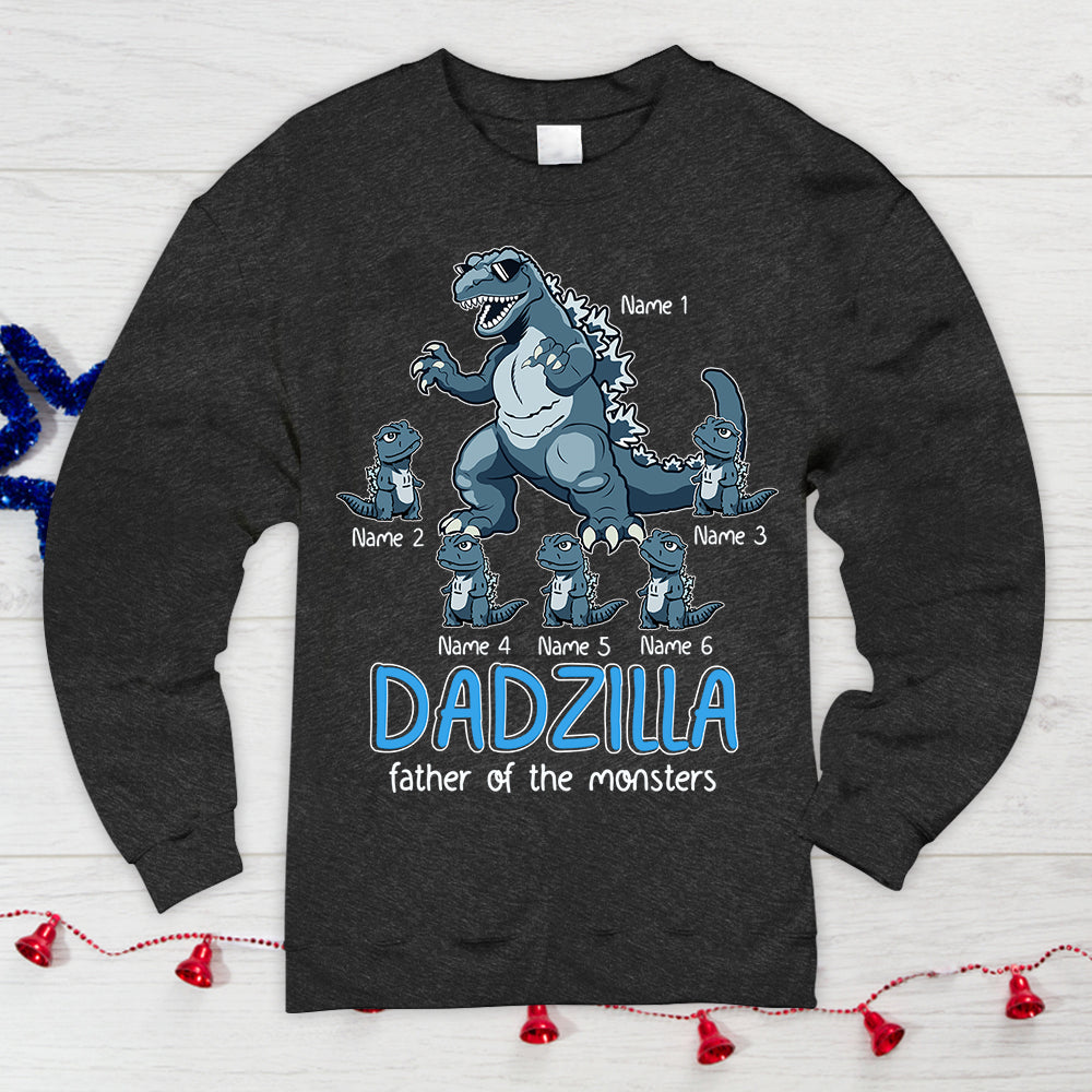 Dadzilla Father Of The Monsters Personalized Shirt
