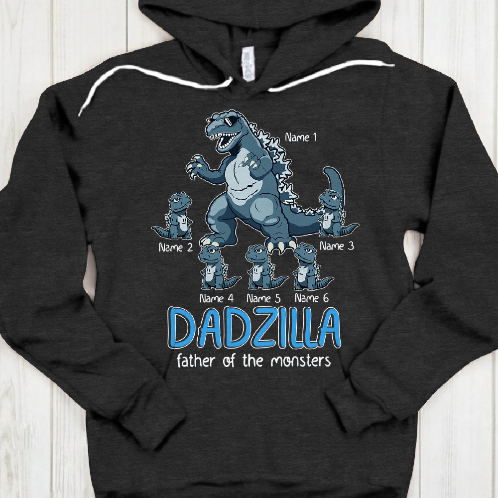 Dadzilla Father Of The Monsters Personalized Shirt