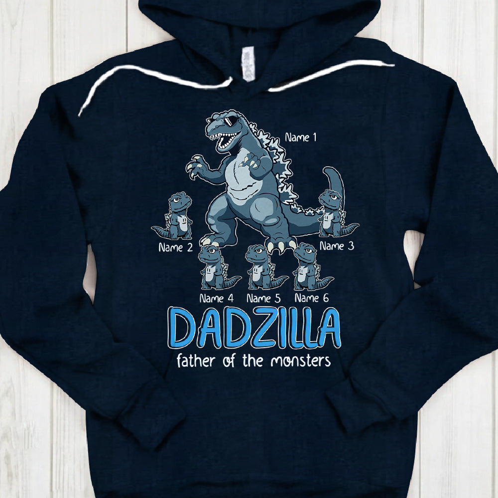 Dadzilla Father Of The Monsters Personalized Shirt