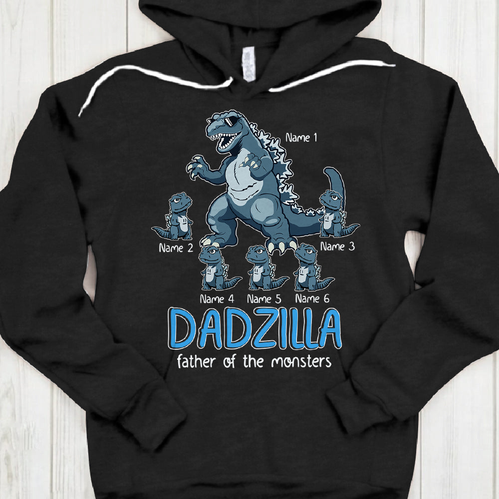 Dadzilla Father Of The Monsters Personalized Shirt