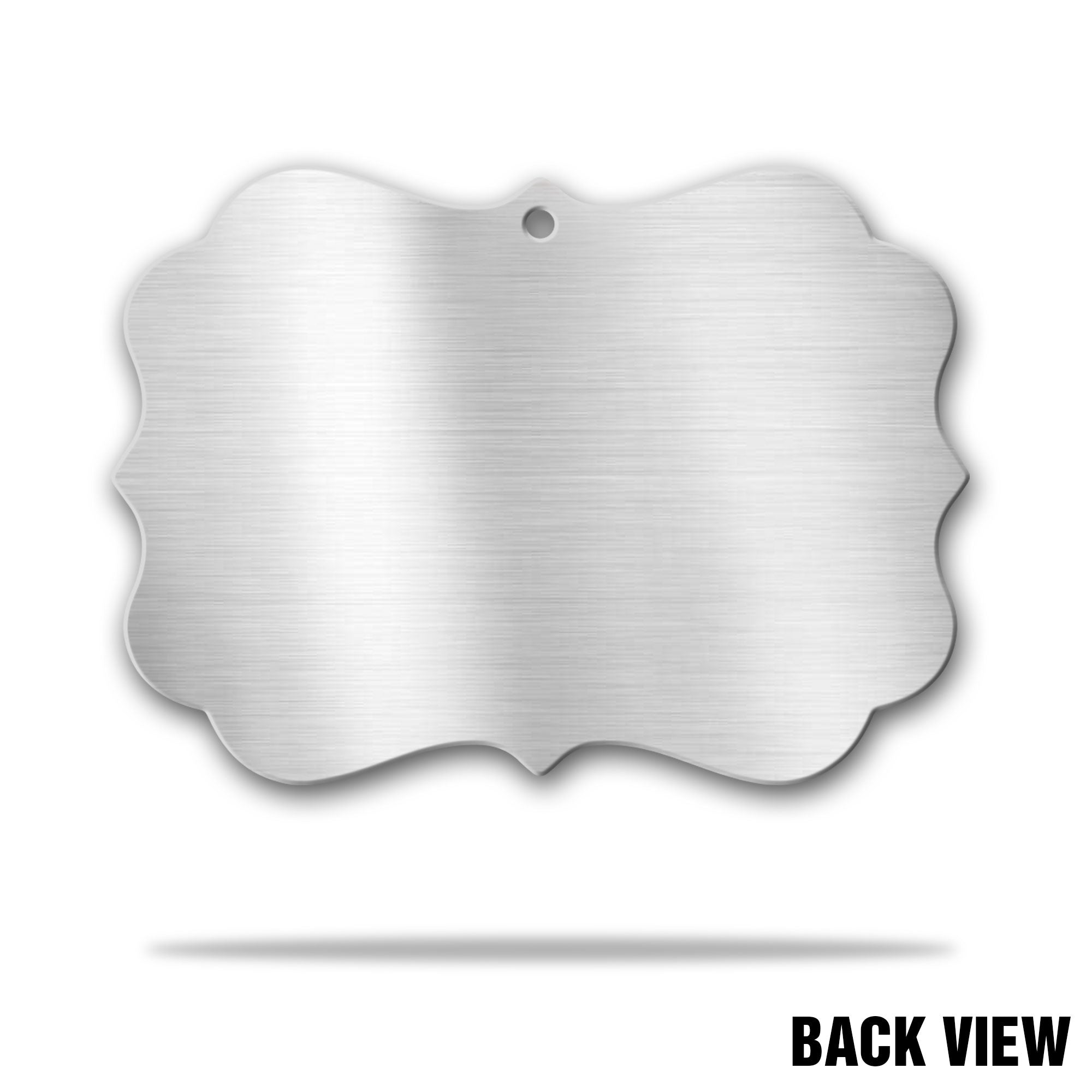 Sisters And Brothers Connected By Heart, Personalized Aluminum Ornament, Christmas Gift For Brothers Brother Wings Version