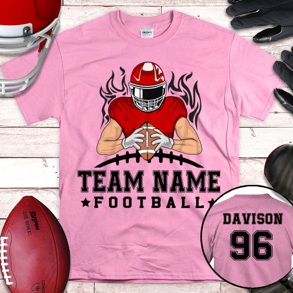 Football Team Personalized Shirt (Without Player Name On Frontside)