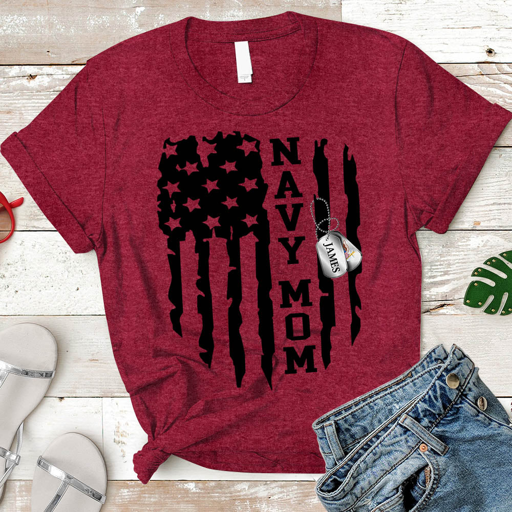 Navy Mom Shirt, Navy Mom, Veteran's Day Shirt, Military Shirt, Boot Camp Graduation Shirt, Navy Unisex Shirt