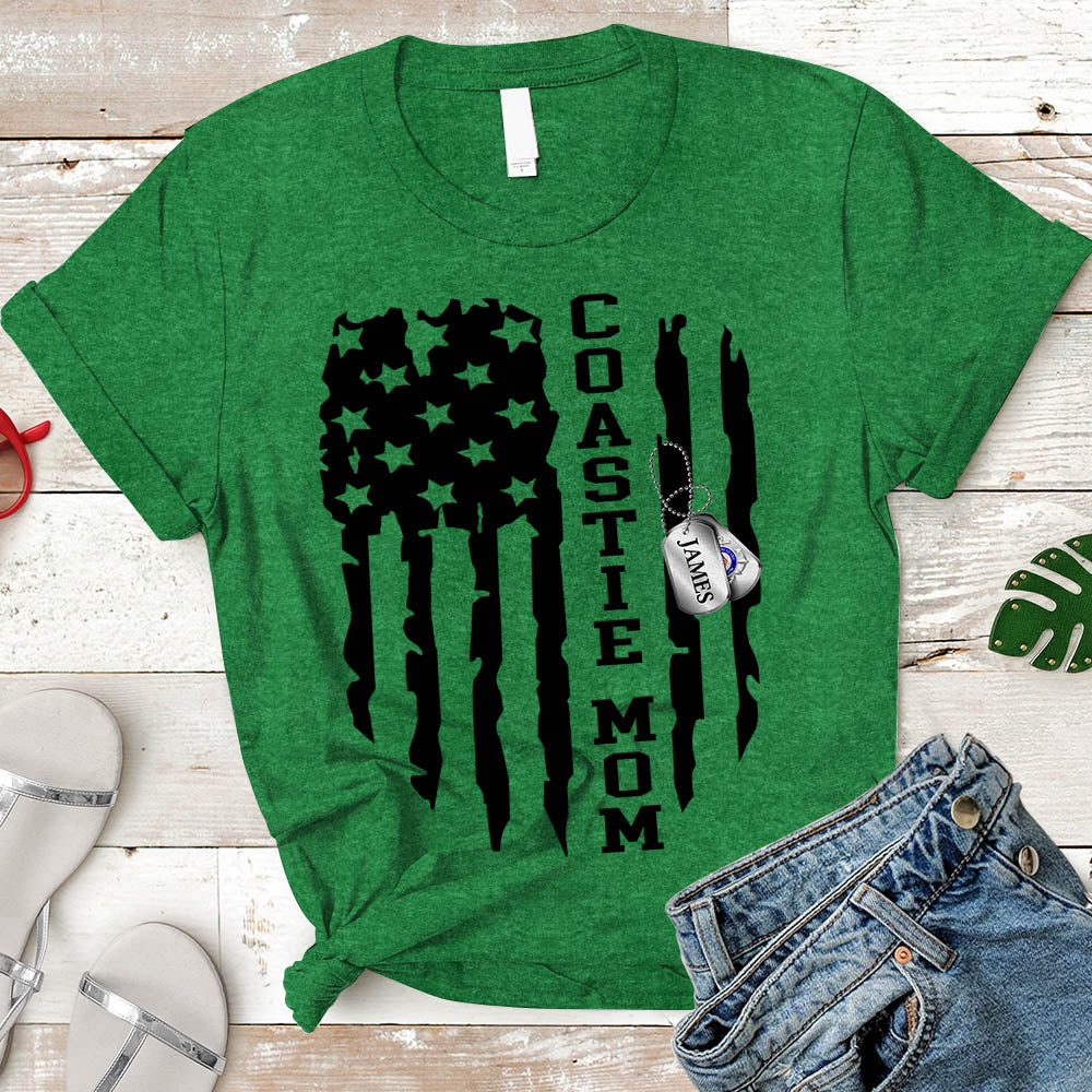 Coastie Mom Shirt, Coastie Wife, Veteran's Day Shirt, Military Shirt, Boot Camp Graduation Shirt, Coastie , Unisex Shirt