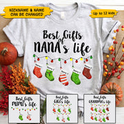 Best Gifts Of Nana's Life Personalized Shirt Nickname And Grandkid's Names Can Be Changed