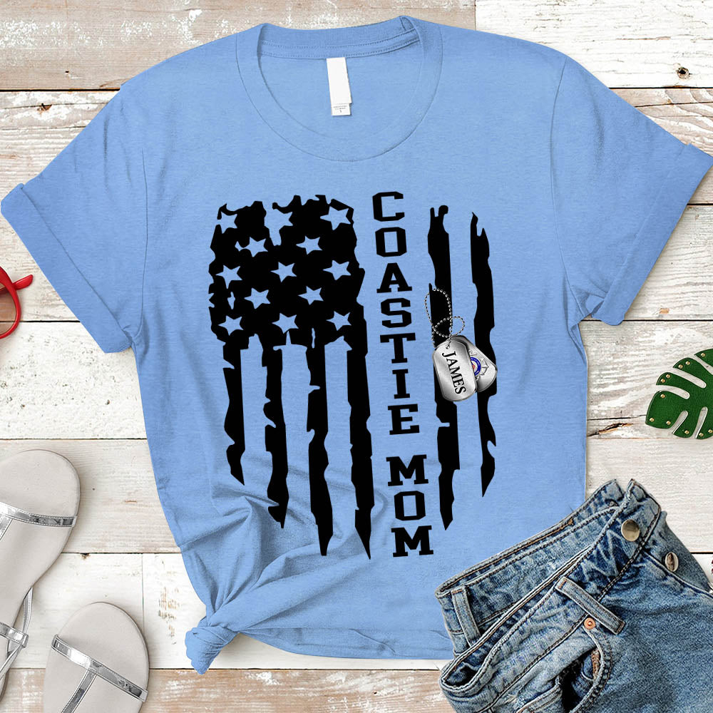Coastie Mom Shirt, Coastie Wife, Veteran's Day Shirt, Military Shirt, Boot Camp Graduation Shirt, Coastie , Unisex Shirt