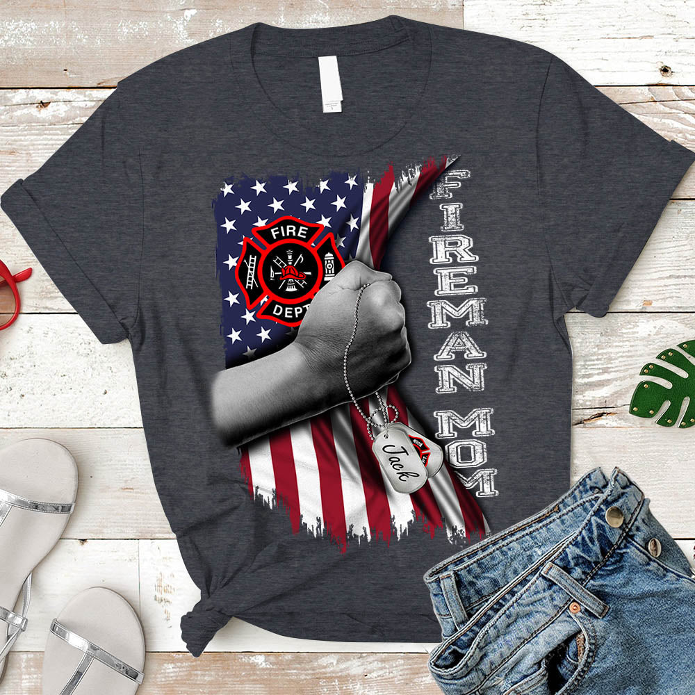 Custom Flag American Firefighter Gifts For Relatives