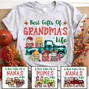 Best Gifts Of Grandma's Life Truck Christmas Personalized Shirt For Grandma