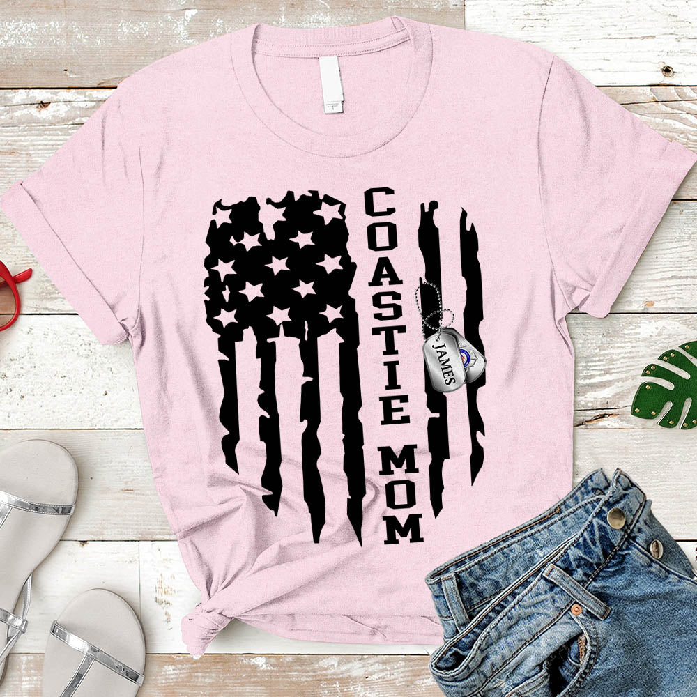 Coastie Mom Shirt, Coastie Wife, Veteran's Day Shirt, Military Shirt, Boot Camp Graduation Shirt, Coastie , Unisex Shirt