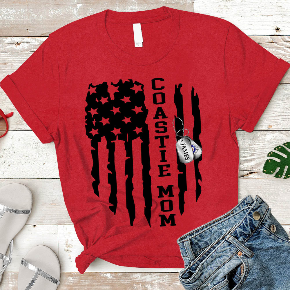 Coastie Mom Shirt, Coastie Wife, Veteran's Day Shirt, Military Shirt, Boot Camp Graduation Shirt, Coastie , Unisex Shirt