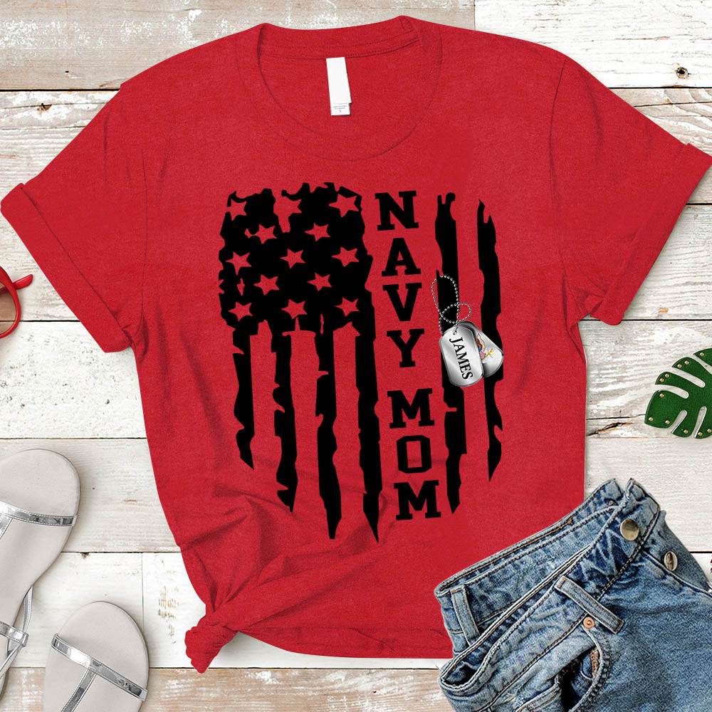 Navy Mom Shirt, Navy Mom, Veteran's Day Shirt, Military Shirt, Boot Camp Graduation Shirt, Navy Unisex Shirt