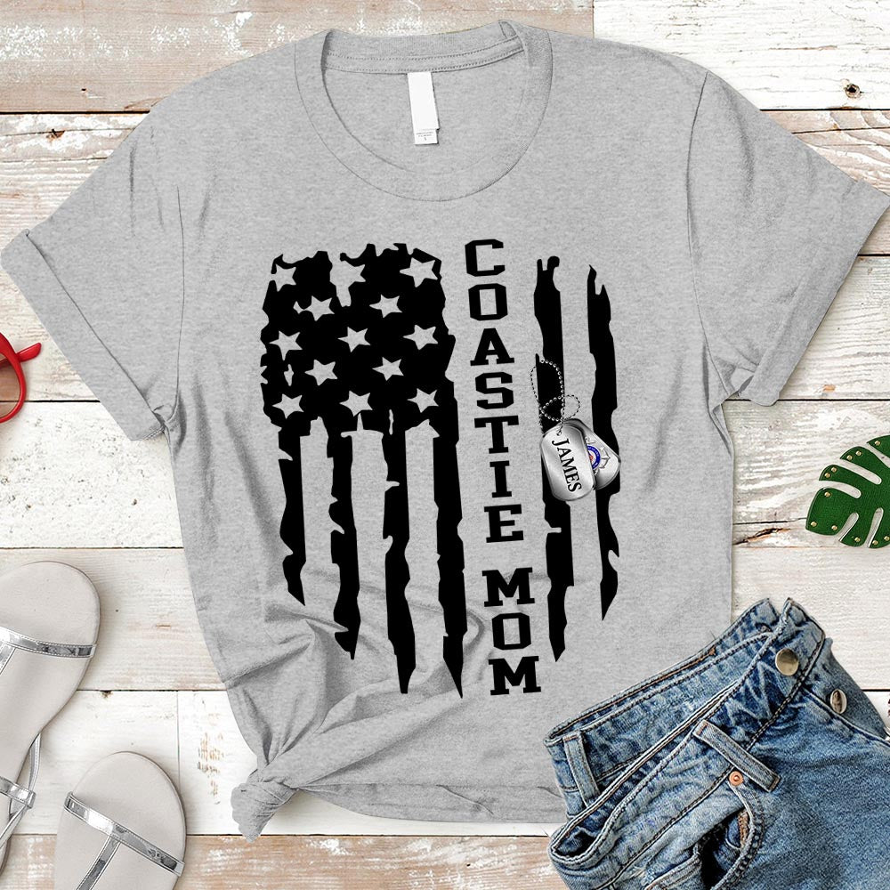 Coastie Mom Shirt, Coastie Wife, Veteran's Day Shirt, Military Shirt, Boot Camp Graduation Shirt, Coastie , Unisex Shirt