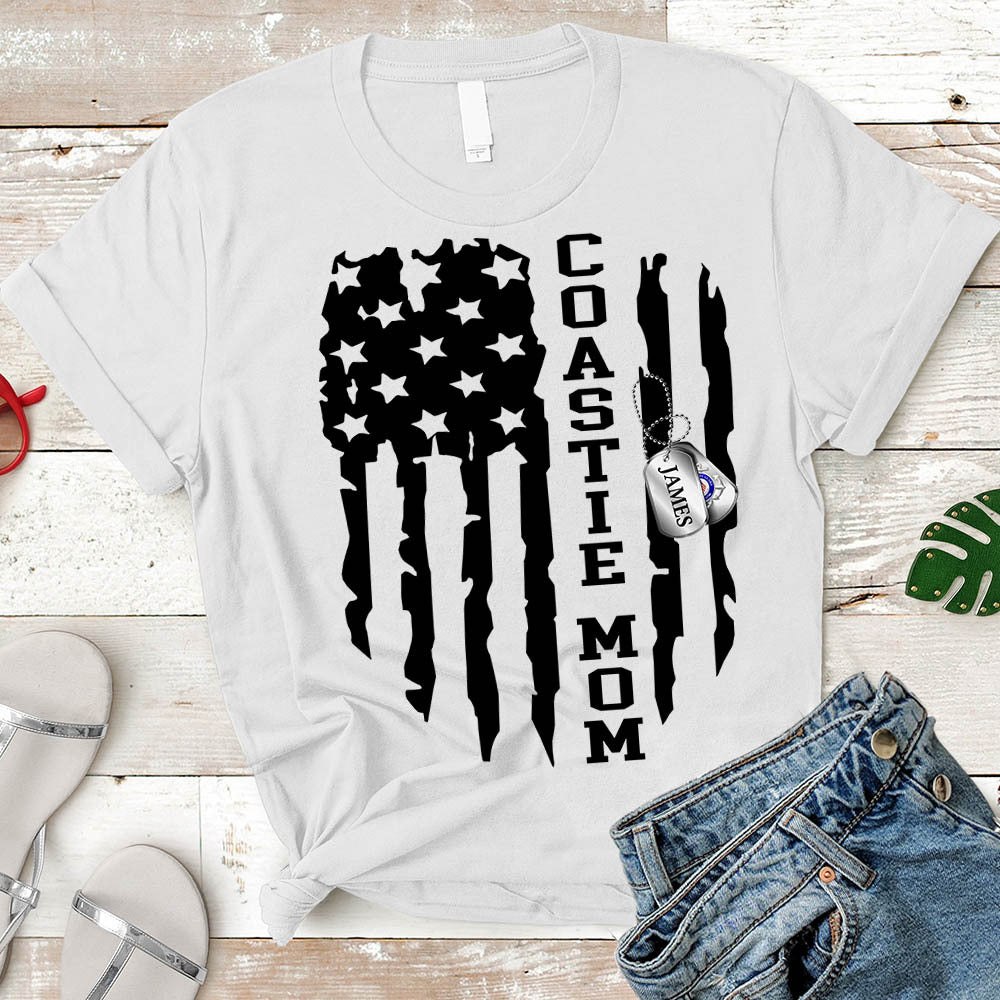 Coastie Mom Shirt, Coastie Wife, Veteran's Day Shirt, Military Shirt, Boot Camp Graduation Shirt, Coastie , Unisex Shirt