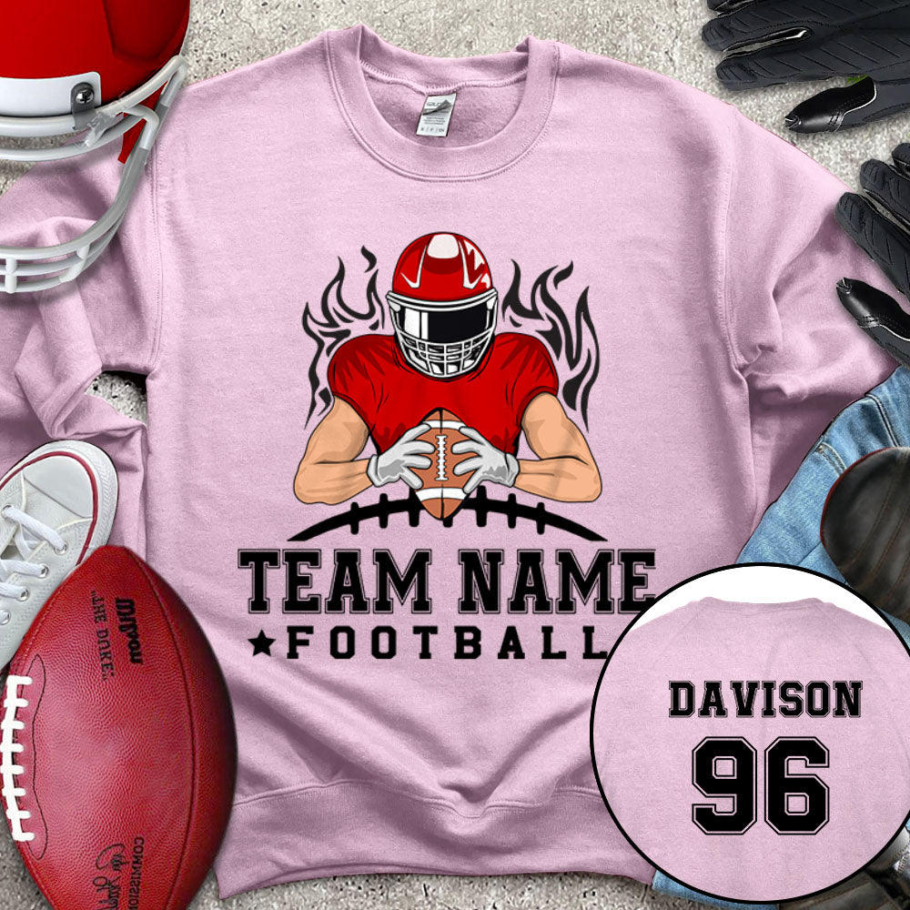 Football Team Personalized Shirt (Without Player Name On Frontside)