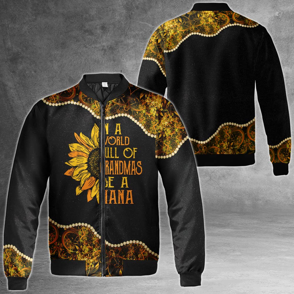 Personalized In A World Full Of Grandmas Be A Nana All Over Print Shirts For Nana Gigi Mimi, Nickname Can Be Changed