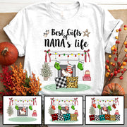 Best Gifts Of Nana's Life Socks And Pillow Christmas Personalized Shirts