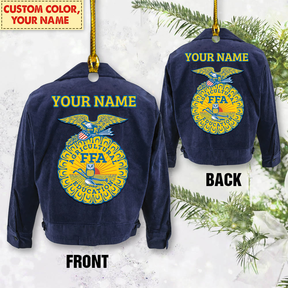 Future Farmers of America Agriculture Farmers Personalized Acrylic Ornament DO99, Made By Acrylic And The 2 Sides Are The Same