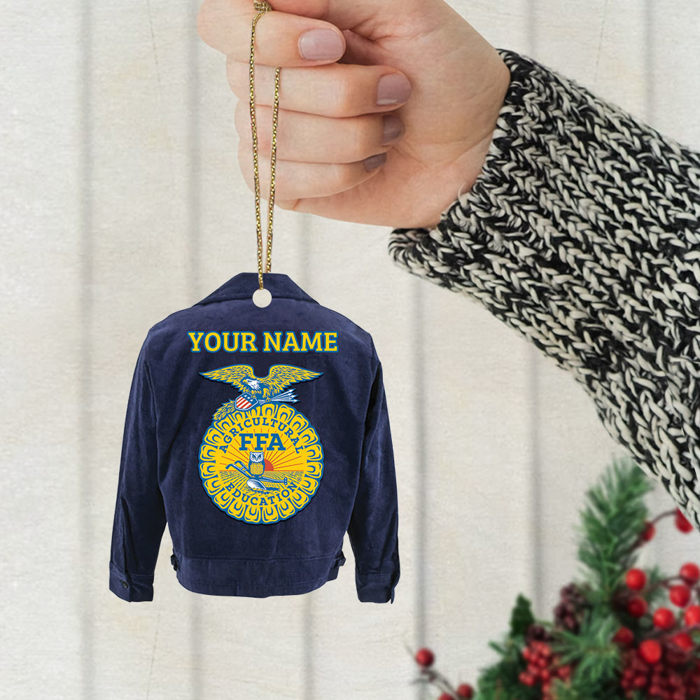 Future Farmers of America Agriculture Farmers Personalized Acrylic Ornament DO99, Made By Acrylic And The 2 Sides Are The Same