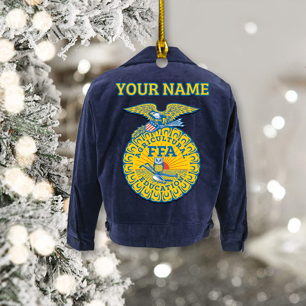 Future Farmers of America Agriculture Farmers Personalized Acrylic Ornament DO99, Made By Acrylic And The 2 Sides Are The Same