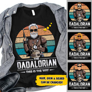 Dadalorian Personalized Shirt For Dad, Daddy Shirt New 2