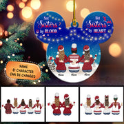 Personalized Ornament For Your Beloved Sisters, Name & Character Can Be Changed