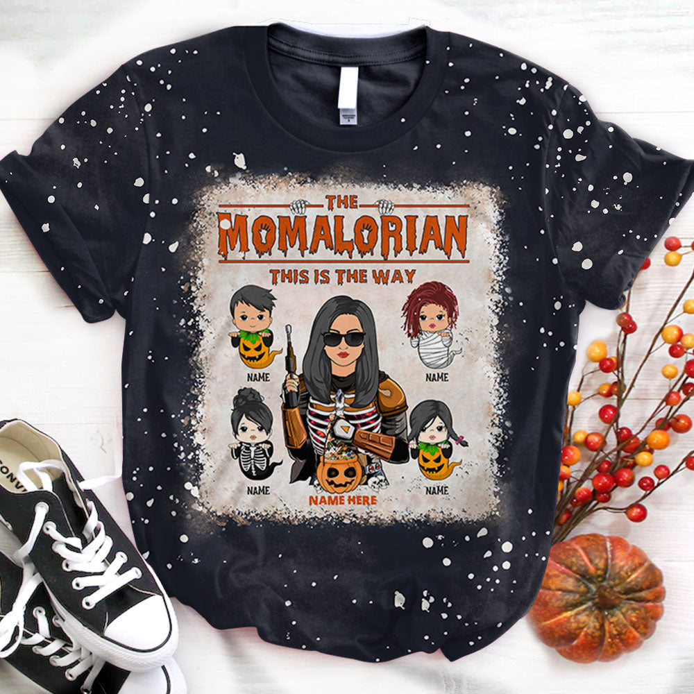 The Nanalorian This Is Way Grandkids With Halloween Ghost Costume Personalized All Over Print Shirts 3D Shirt Nickname Can Be Changed