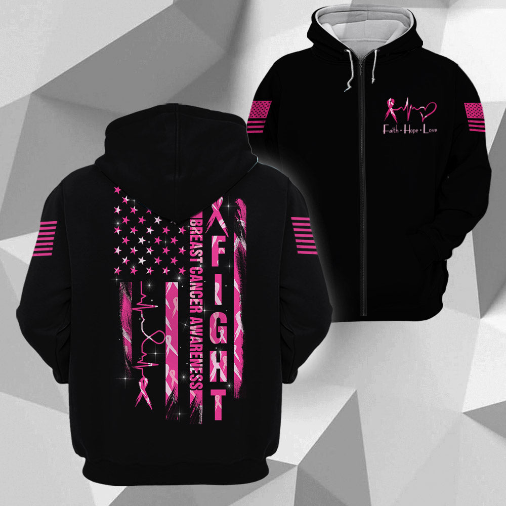 Fight Breast Cancer Awareness, All Over Print, Shirts For Helping Raise Awareness Of Breast Cancer Vr2