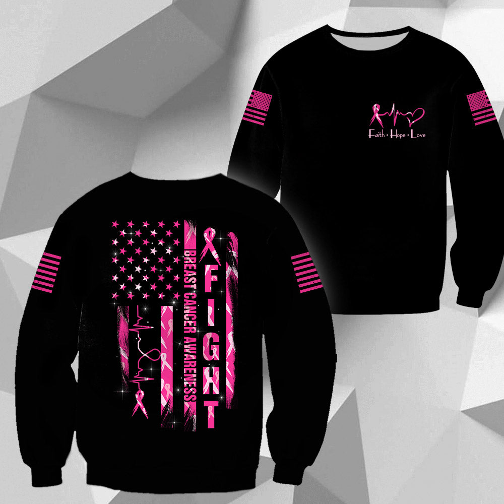 Fight Breast Cancer Awareness, All Over Print, Shirts For Helping Raise Awareness Of Breast Cancer Vr2