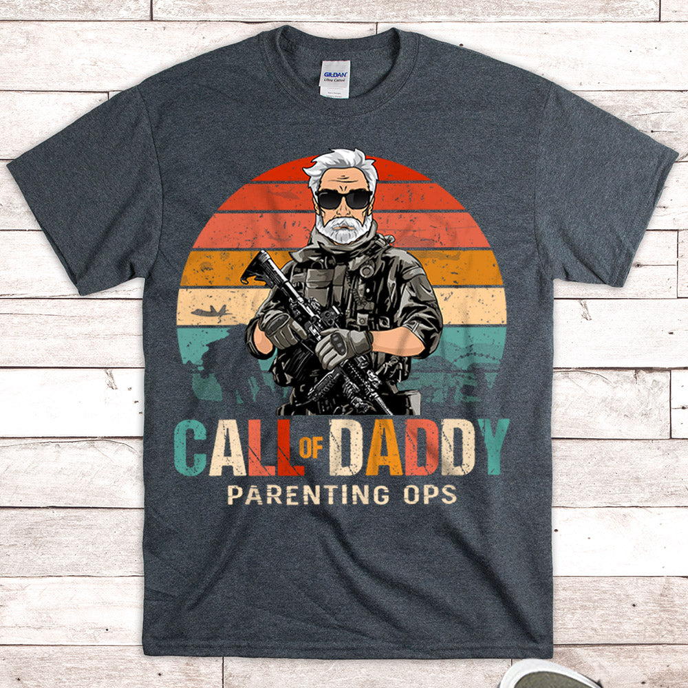 Call Of Daddy Parenting Ops Personalized Shirt , For Dad, Daddy Shirt Vr2