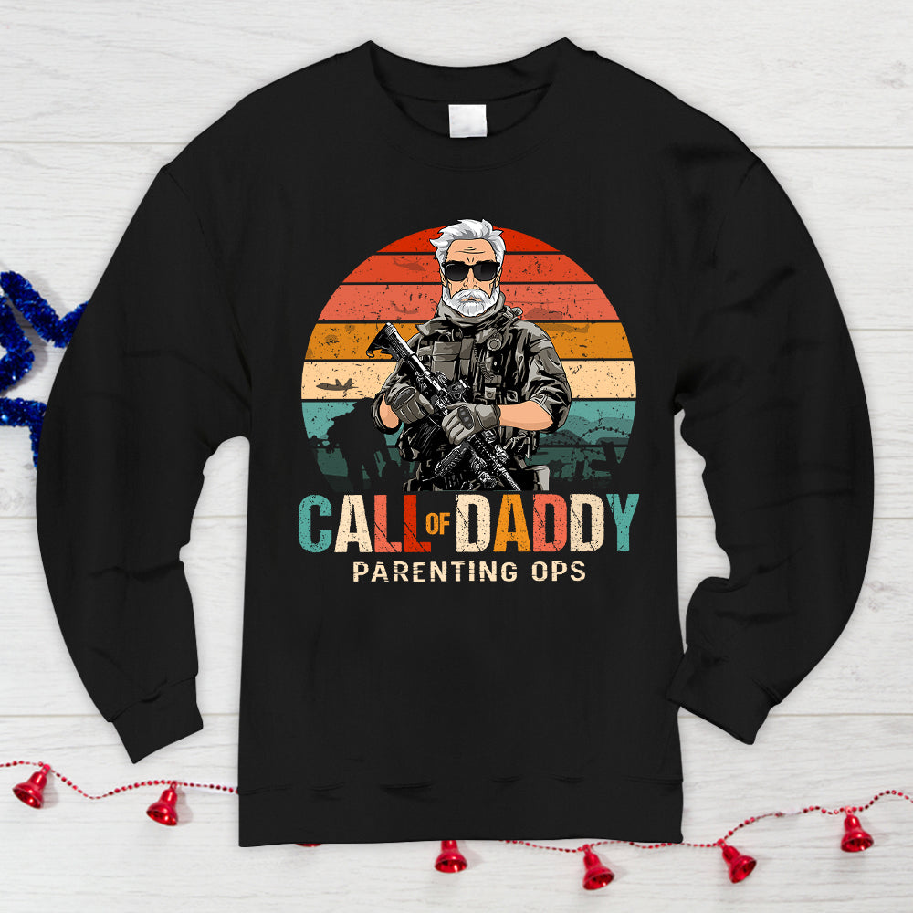 Call Of Daddy Parenting Ops Personalized Shirt , For Dad, Daddy Shirt Vr2