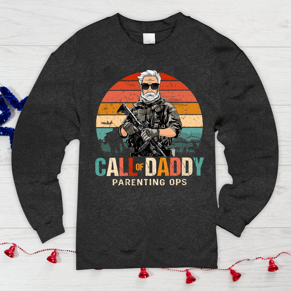 Call Of Daddy Parenting Ops Personalized Shirt , For Dad, Daddy Shirt Vr2