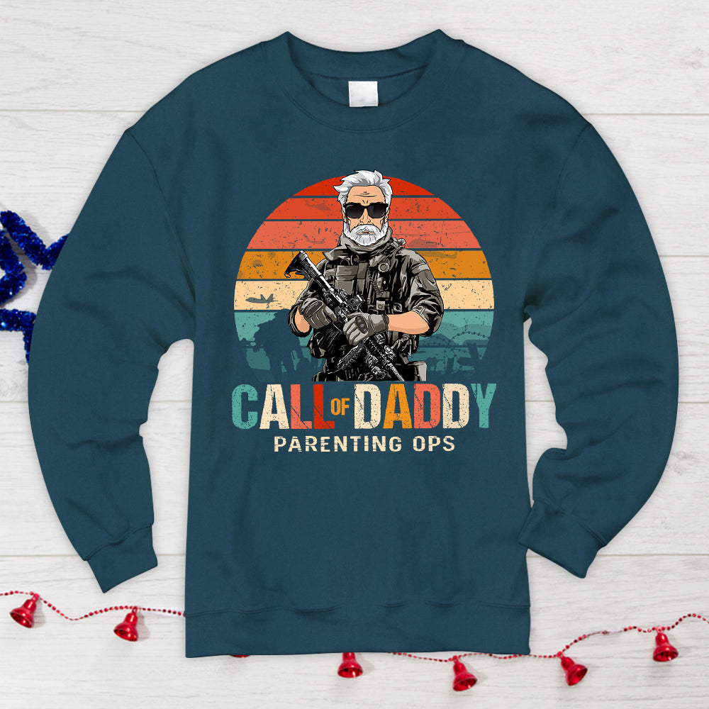 Call Of Daddy Parenting Ops Personalized Shirt , For Dad, Daddy Shirt Vr2