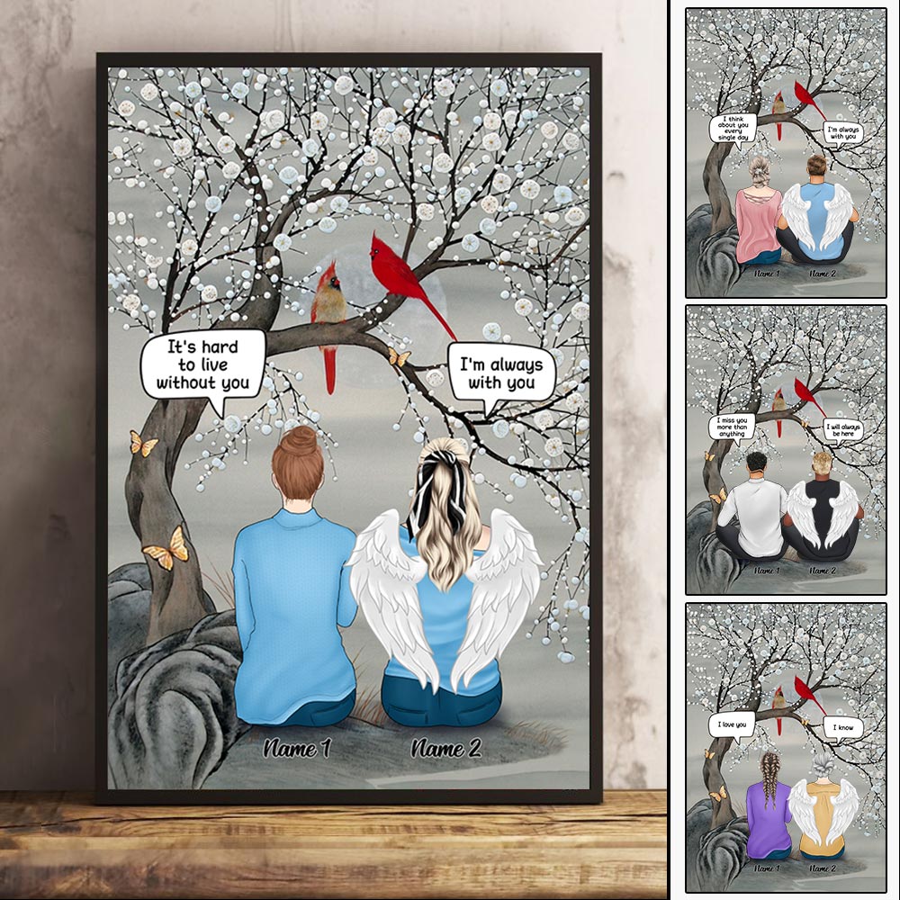Still Talk About You Conversation, Memorial Gift, Personalized Poster & Canvas For You And The Loved Ones, Name & Character Can Be Changed