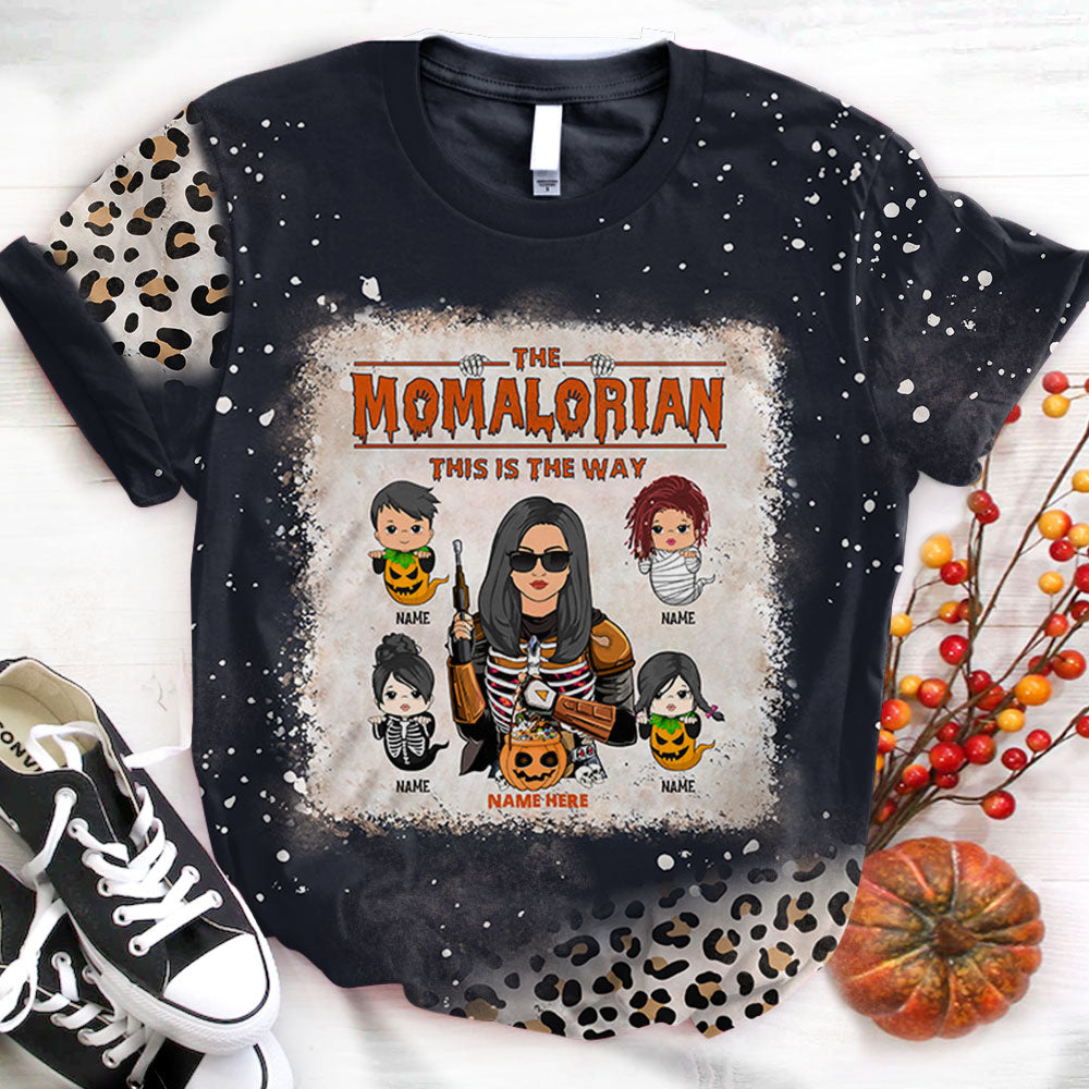 The Nanalorian This Is Way Grandkids With Halloween Ghost Costume Personalized All Over Print Shirts 3D Shirt Leopard Vr2 Nickname Can Be Changed