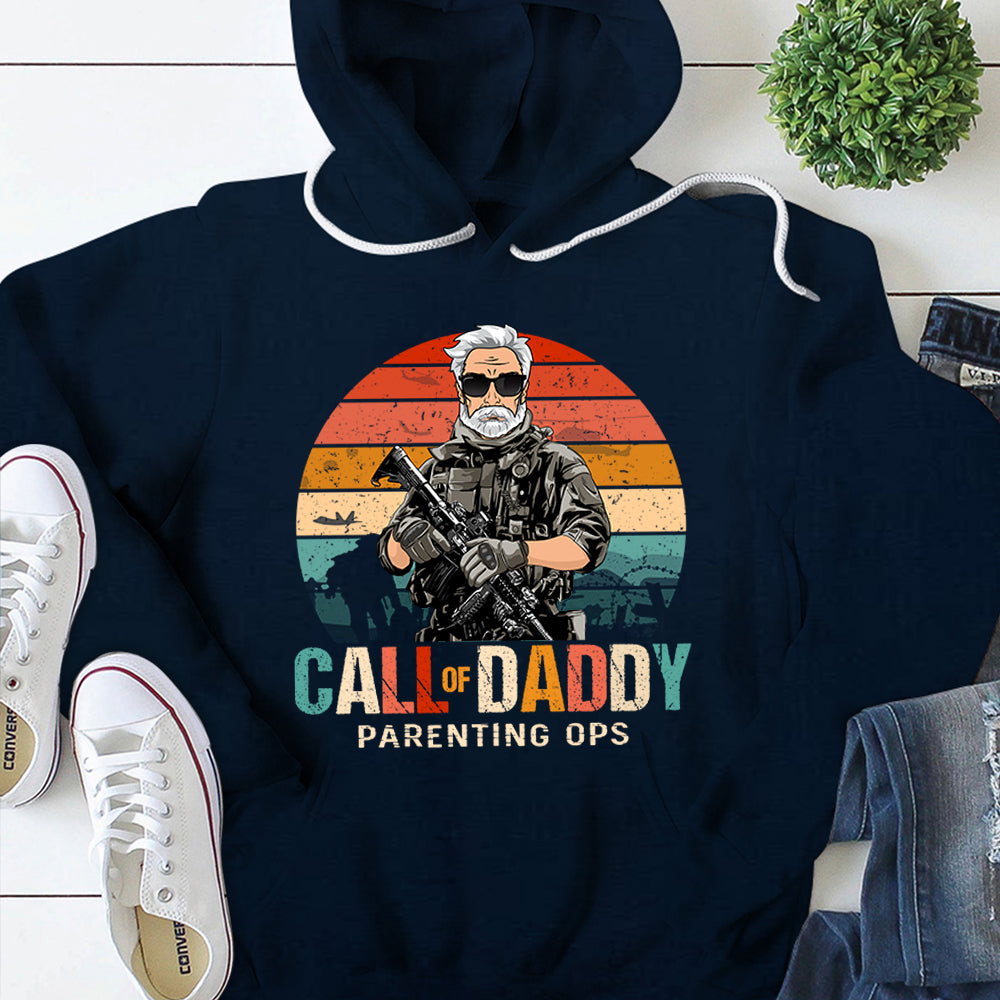 Call Of Daddy Parenting Ops Personalized Shirt , For Dad, Daddy Shirt Vr2