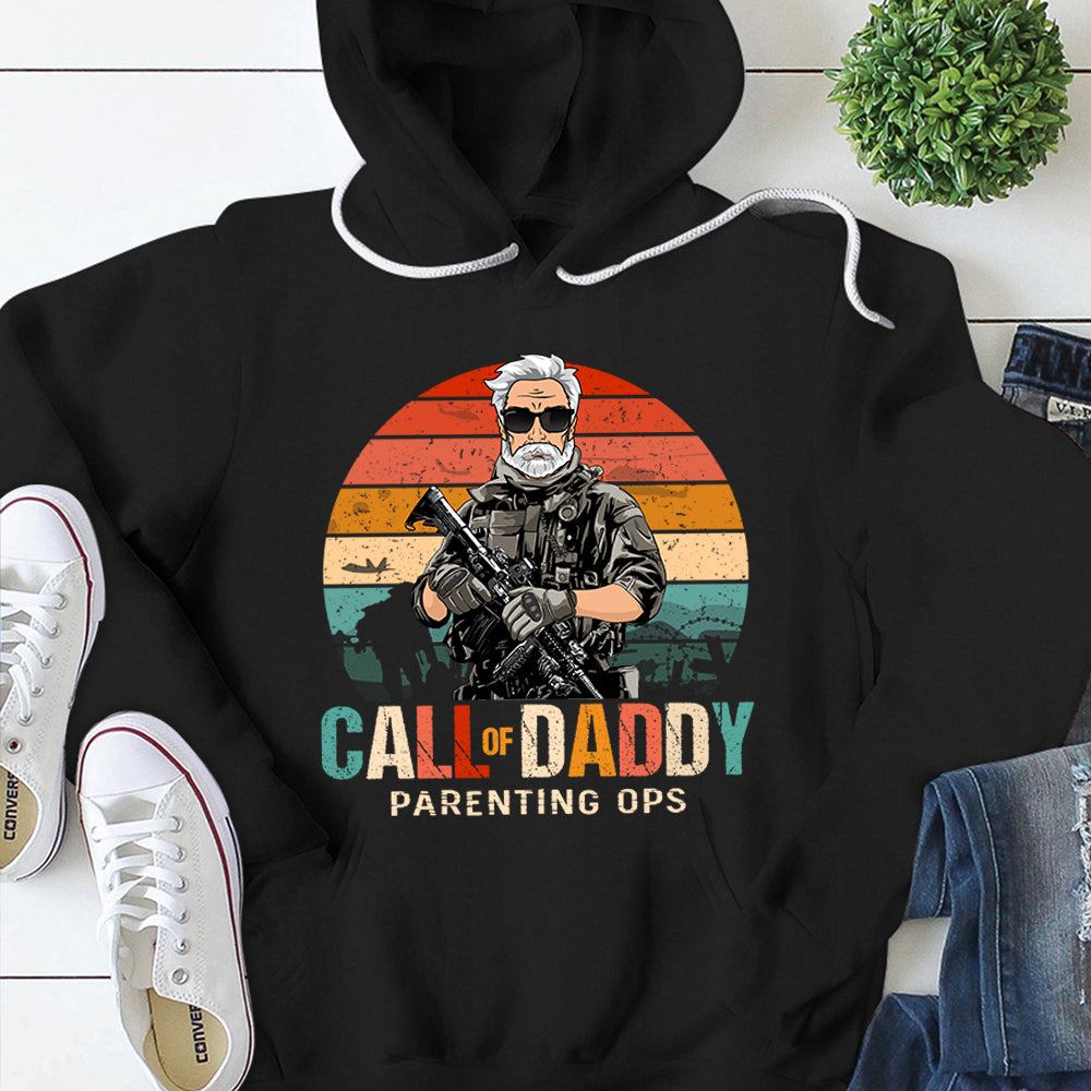 Call Of Daddy Parenting Ops Personalized Shirt , For Dad, Daddy Shirt Vr2
