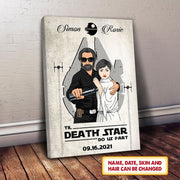 Til Death Star Do Us Part Personalized Poster Canvas Valentine Day Gift For Couple