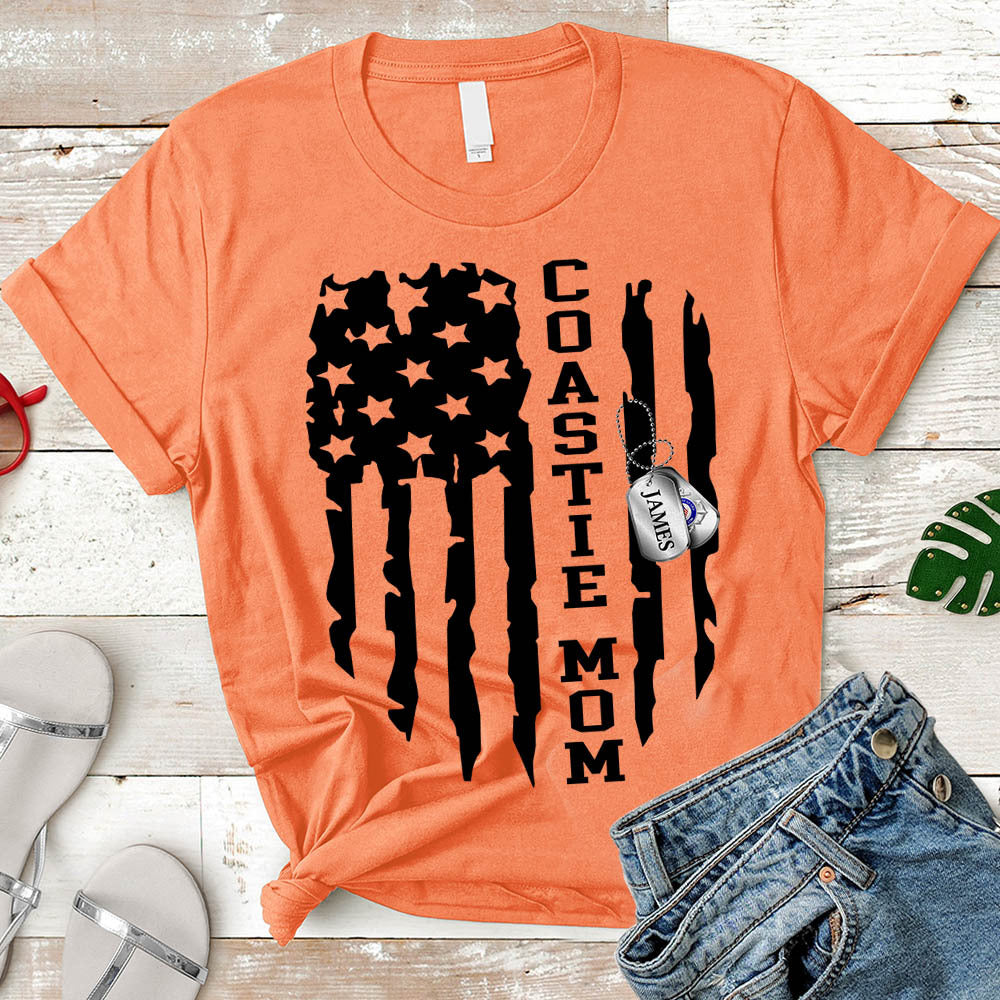 Coastie Mom Shirt, Coastie Wife, Veteran's Day Shirt, Military Shirt, Boot Camp Graduation Shirt, Coastie , Unisex Shirt